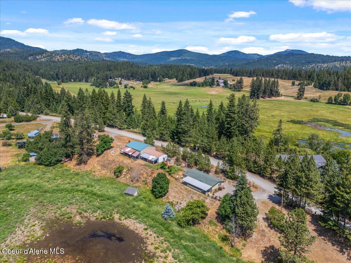 13085 North Ragged Ridge Road Post Falls, ID 83854 - Photo 3 of 45 02-Aerial front of property