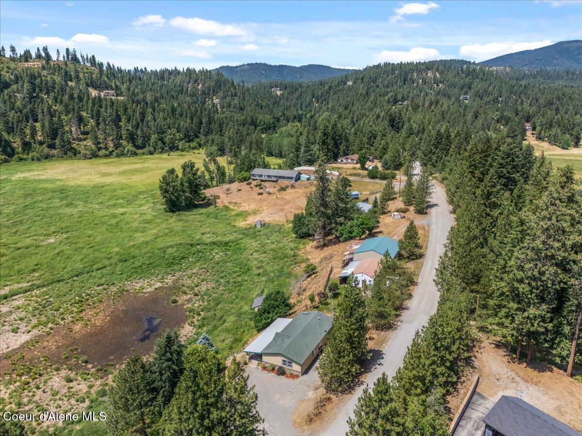 13085 North Ragged Ridge Road Post Falls, ID 83854 - Photo 4 of 45 03-Aerial front of property