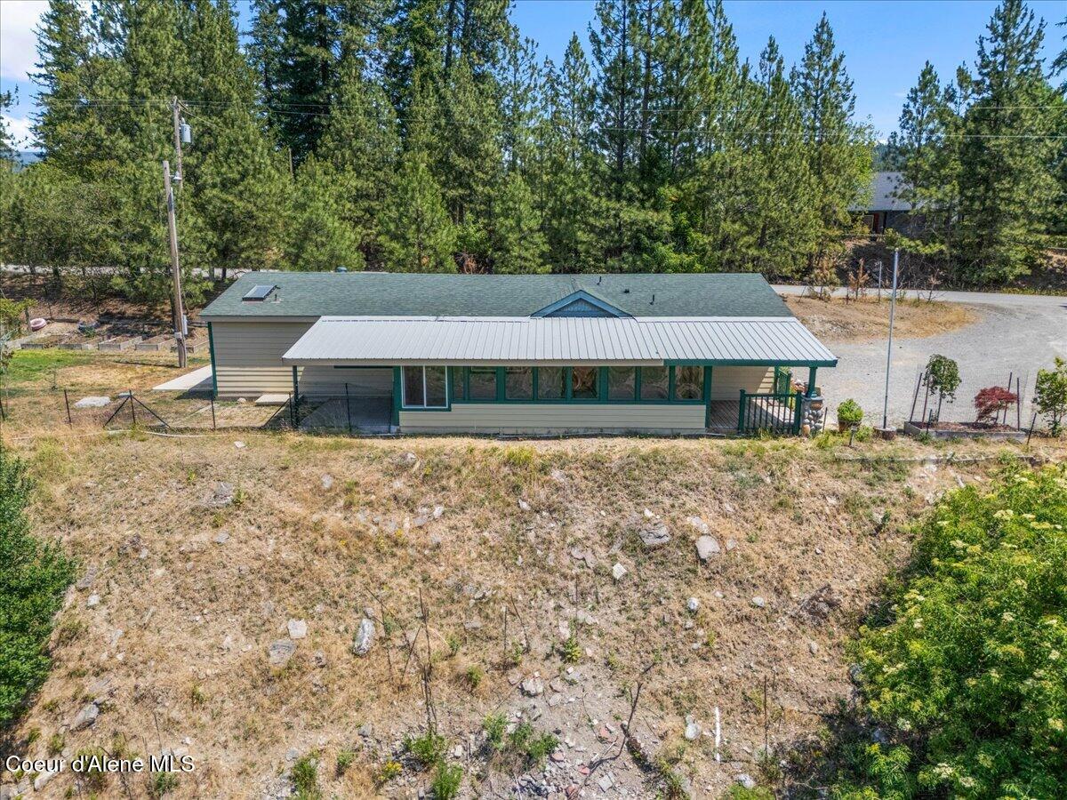 13085 North Ragged Ridge Road Post Falls, ID 83854 - Photo 41 of 45 41-Aerial side of home