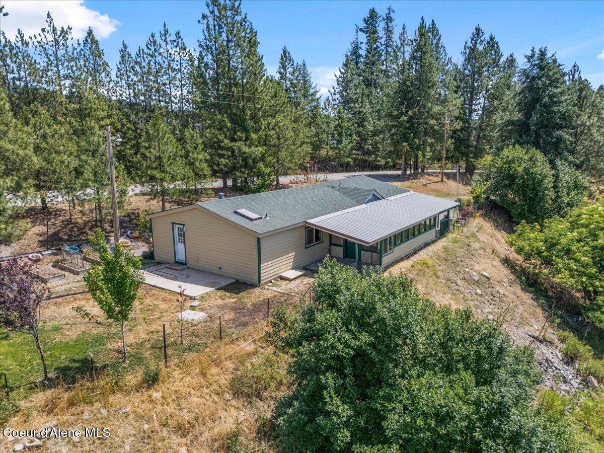 13085 North Ragged Ridge Road Post Falls, ID 83854 - Photo 42 of 45 42-Aerial back of home