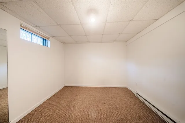 a view of a room with an empty space