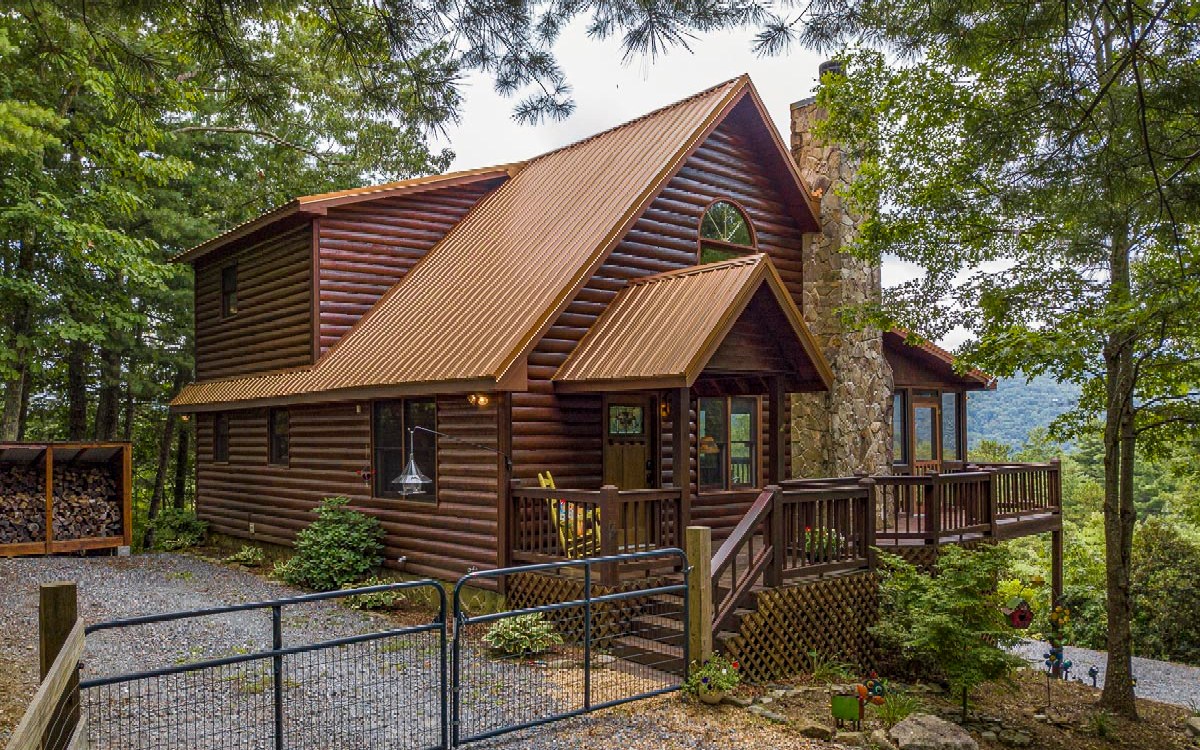 45 Little Mountain Road Blue Ridge, GA 30513 - Photo 1 of 1 a front view of house