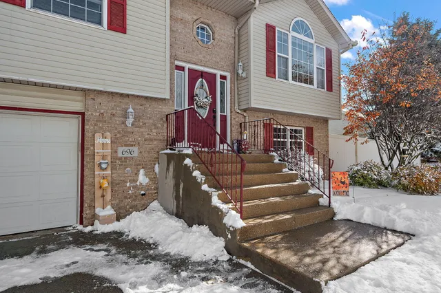a view of a building with stairs