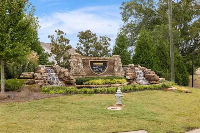 a view of a tree with an outdoor space