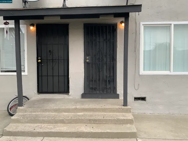 a view of a entryway door of the house