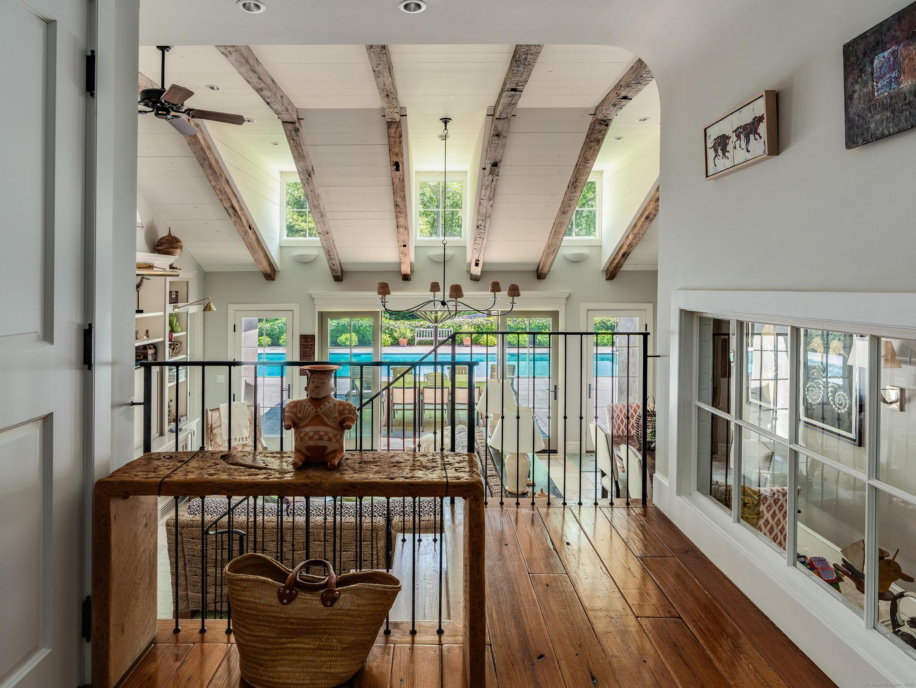 213 Beaver Brook Road Lyme, CT 06371 - Photo 25 of 38 a view of entryway with wooden floor