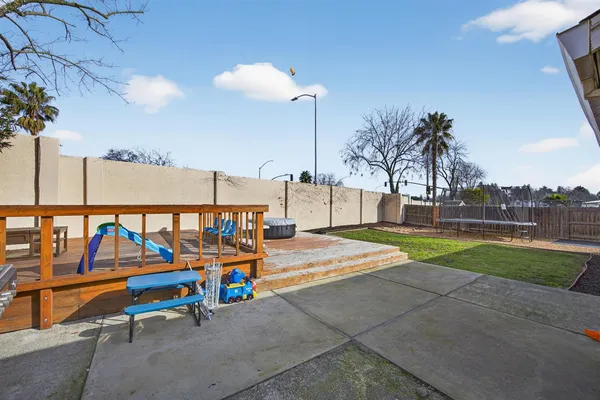 a view of outdoor space with seating area