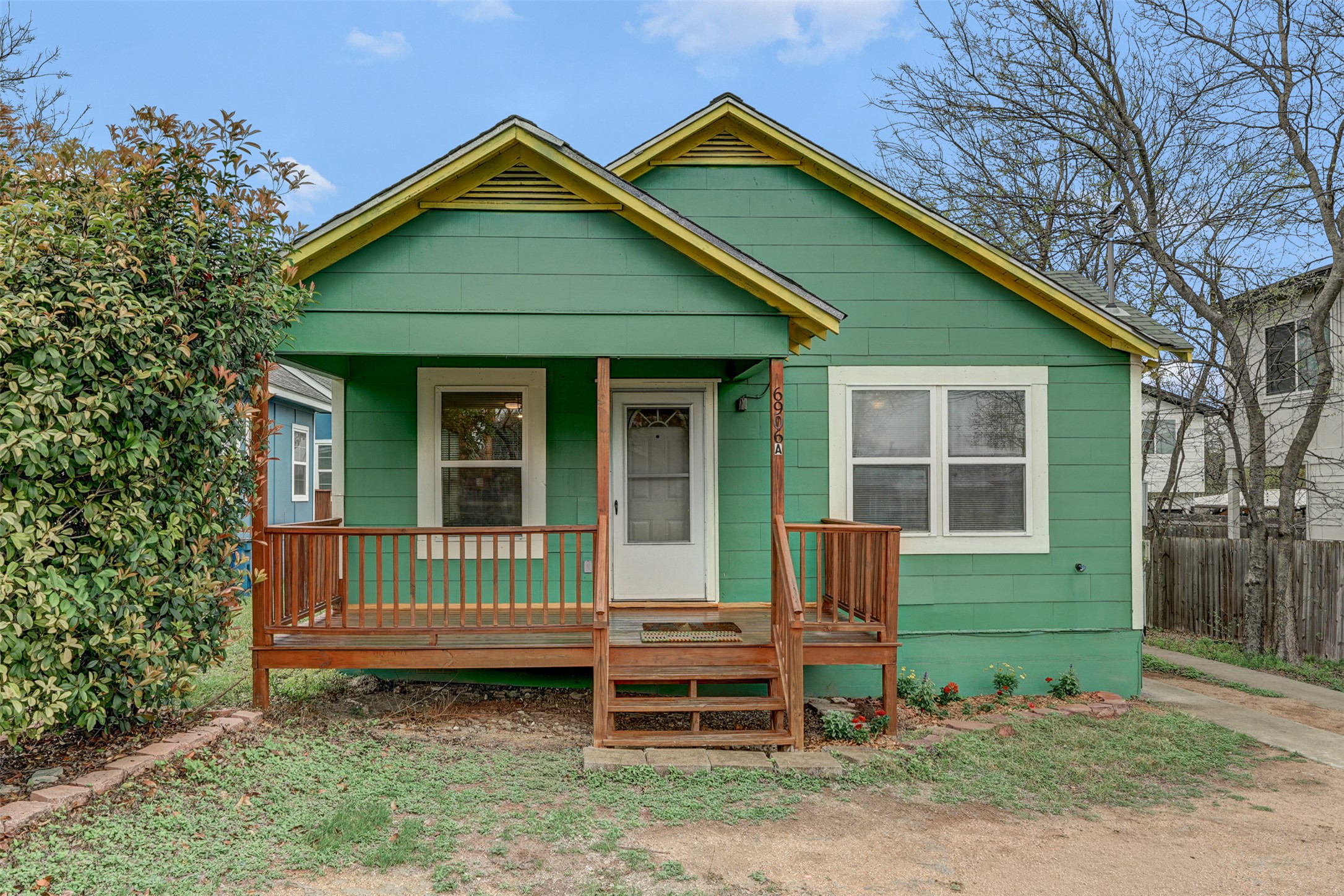 6906 Carver Avenue, Unit A Austin, TX 78752 - Photo 2 of 24 View of front of home featuring covered porch
