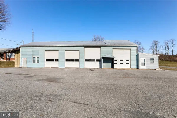 a view of a house with a large window