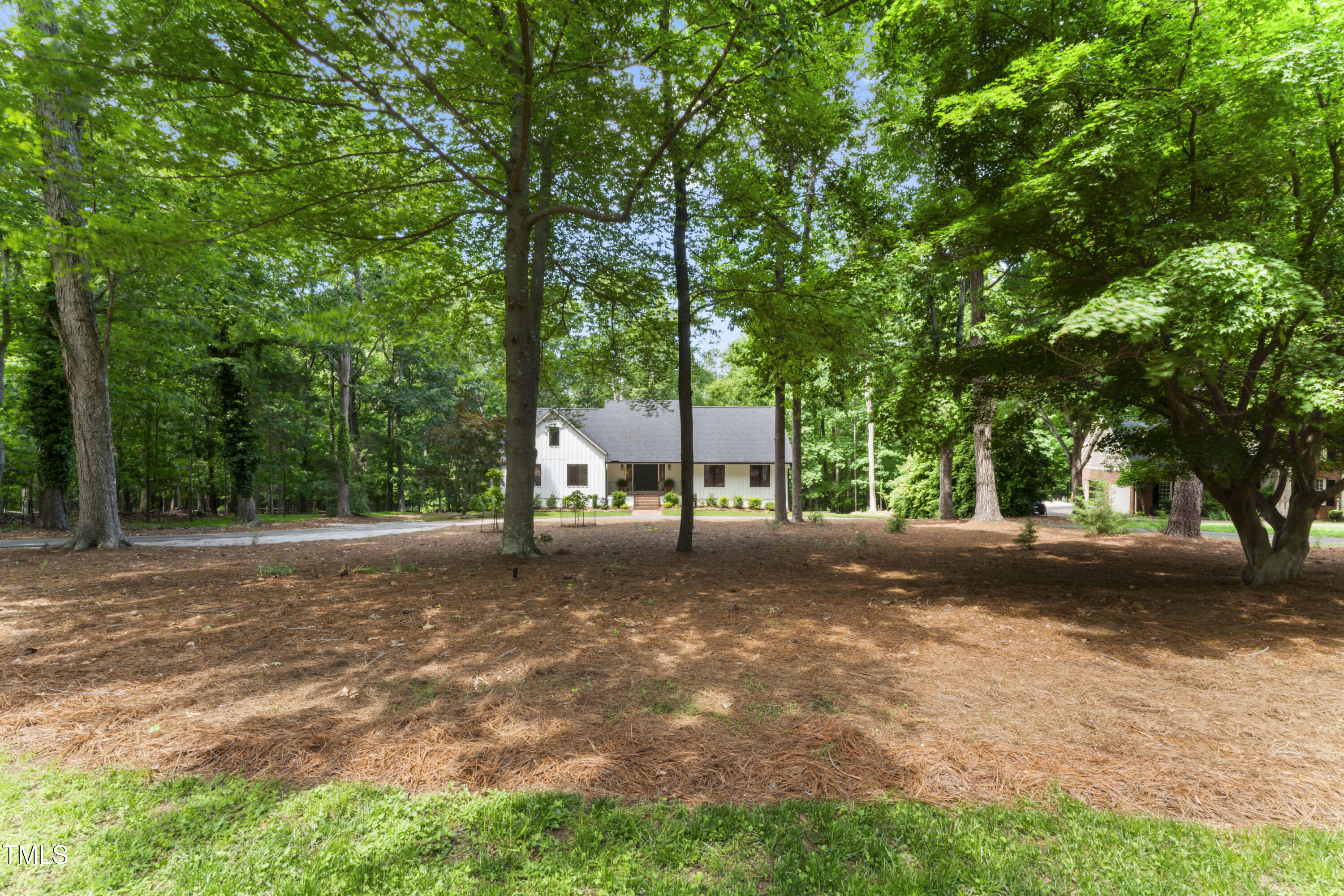 10817 Brass Kettle Road Raleigh, NC 27614 - Photo 6 of 55 a view of a yard with a tree