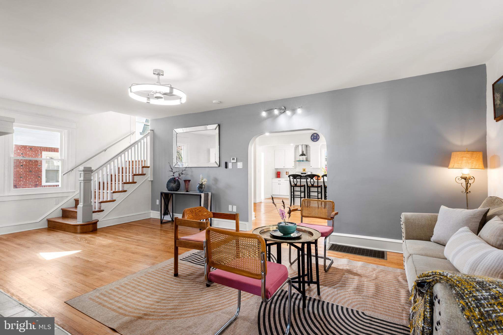 606 Valley Road Havertown, PA 19083 - Photo 9 of 46 living room and family room