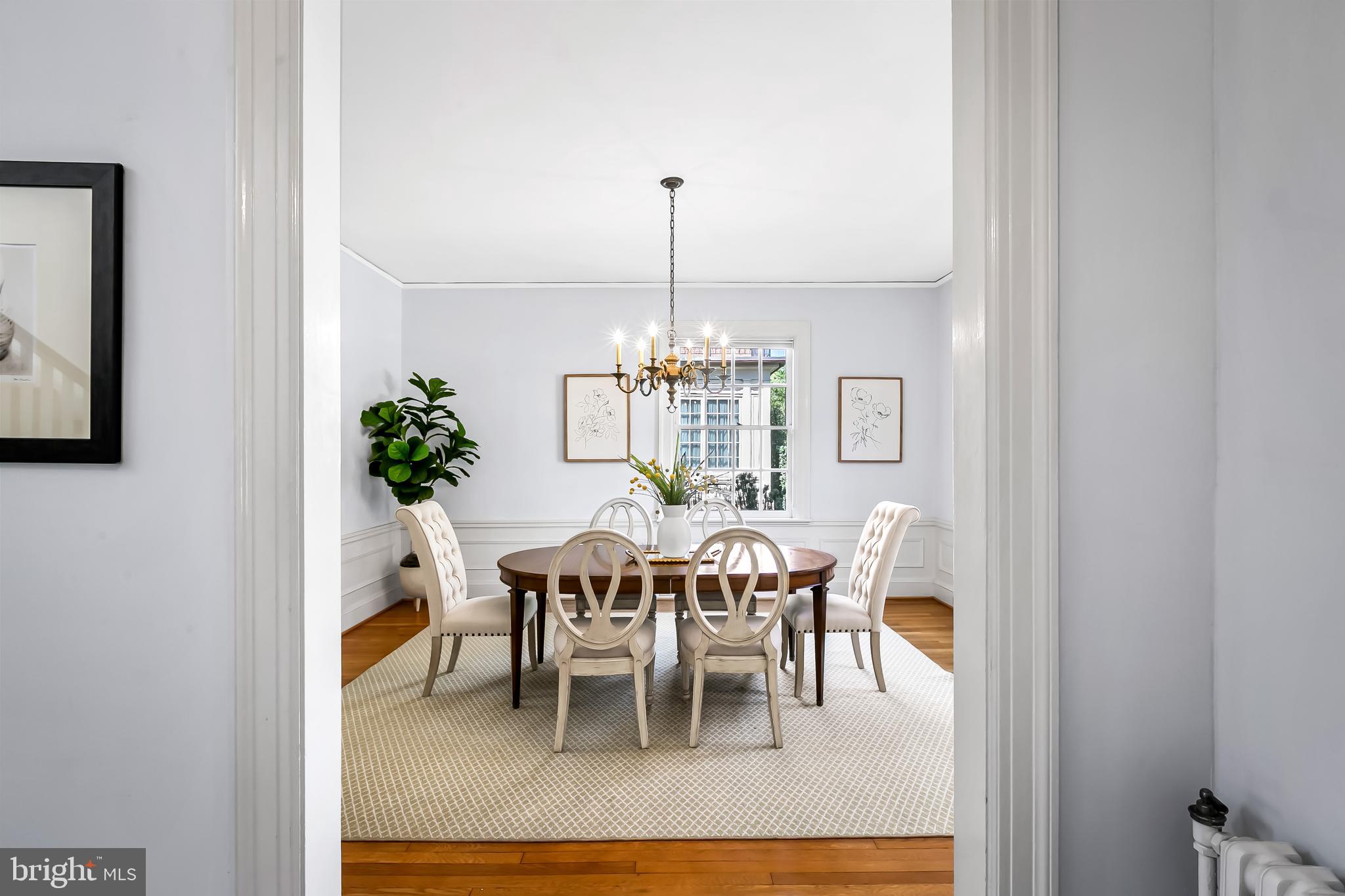 7 Wendover Road Baltimore, MD 21218 - Photo 28 of 95 Dining room with stunning hardwood floors