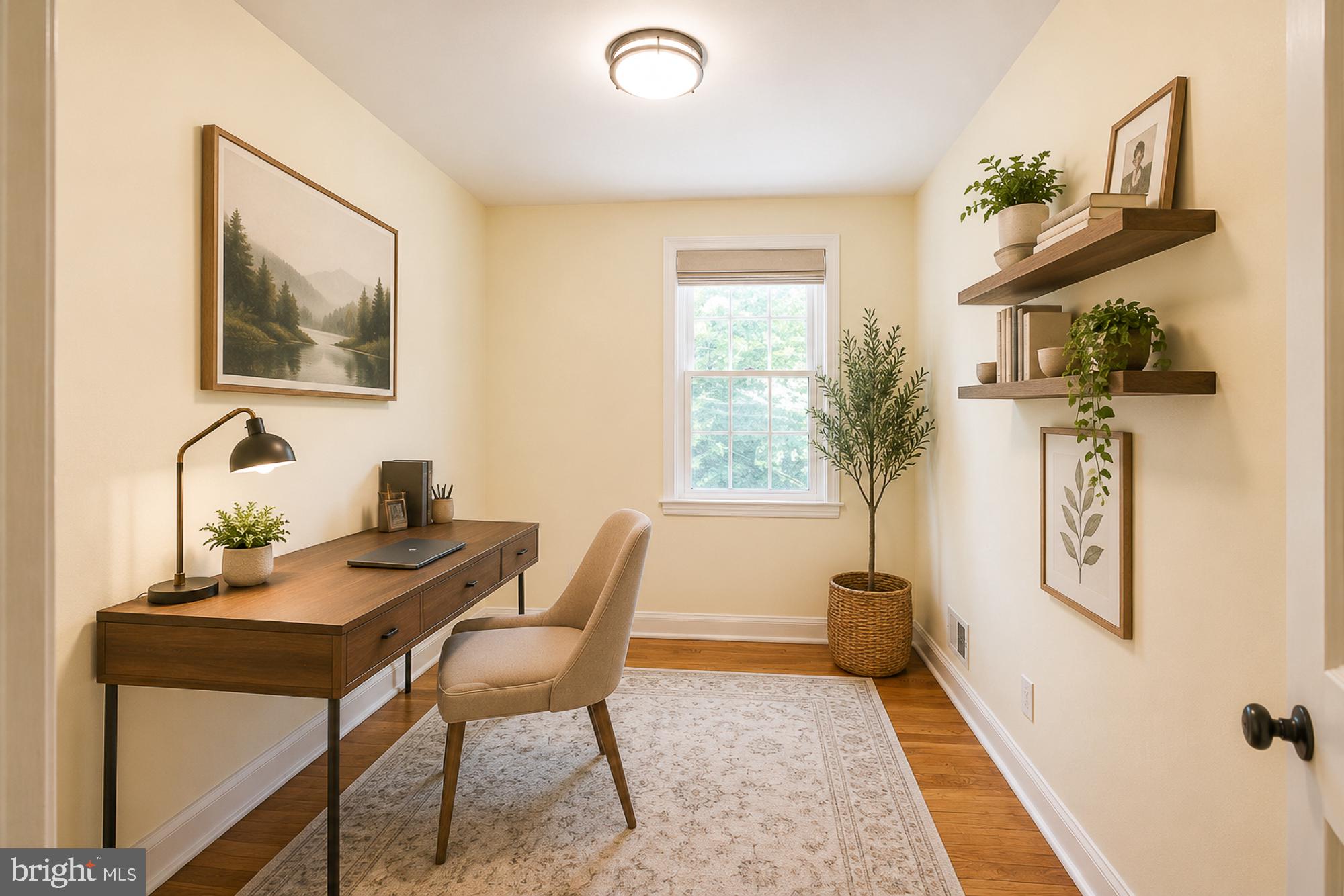214 Overbrook Road Baltimore, MD 21212 - Photo 10 of 24 Serene workspace with natural light.
