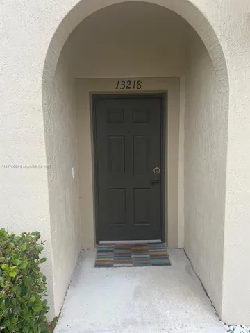 a view of door