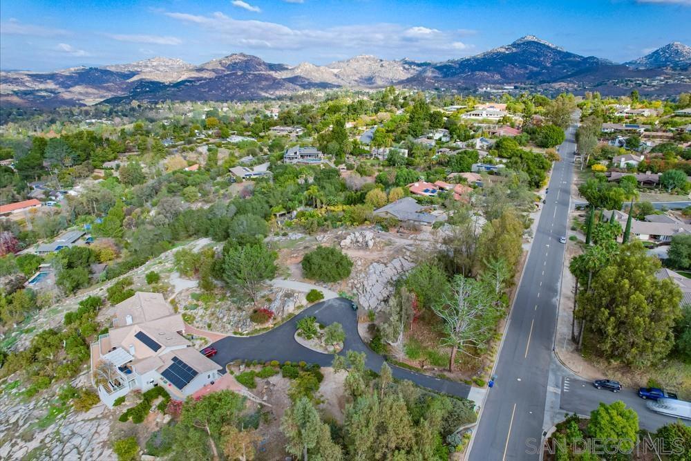13610 Orchard Gate Rd-vacant Poway, CA 92064 - Photo 43 of 46 an aerial view of residential house with an outdoor space and mountain view