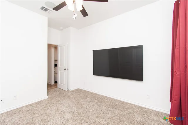 a view of an empty room