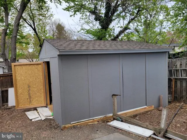 a backyard of a house