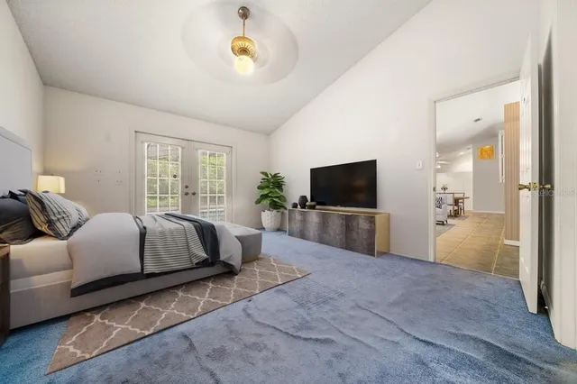 a view of an empty room