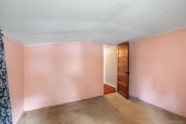 a view of hallway with stairs