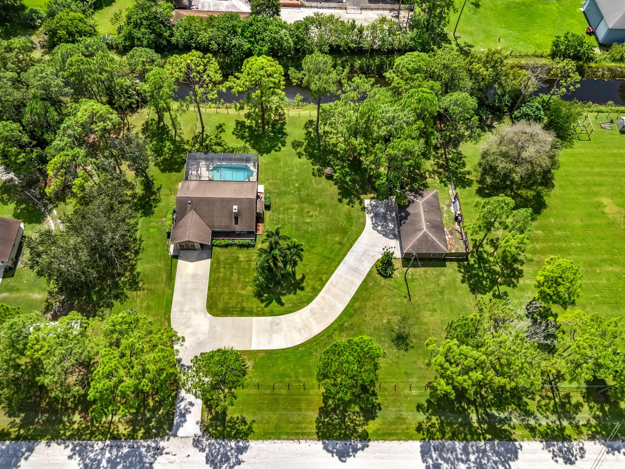 17876 43rd Road North Loxahatchee, FL 33470 - Photo 2 of 37 an aerial view of a house