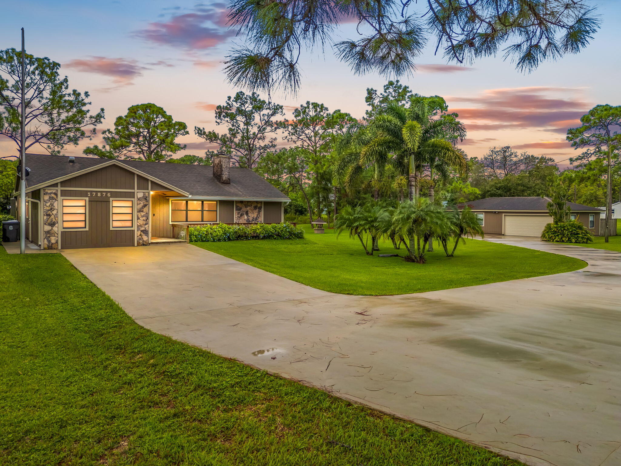 17876 43rd Road North Loxahatchee, FL 33470 - Photo 31 of 37 a view of outdoor space yard and porch