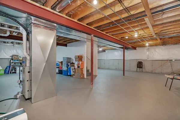 a view of a bike garage