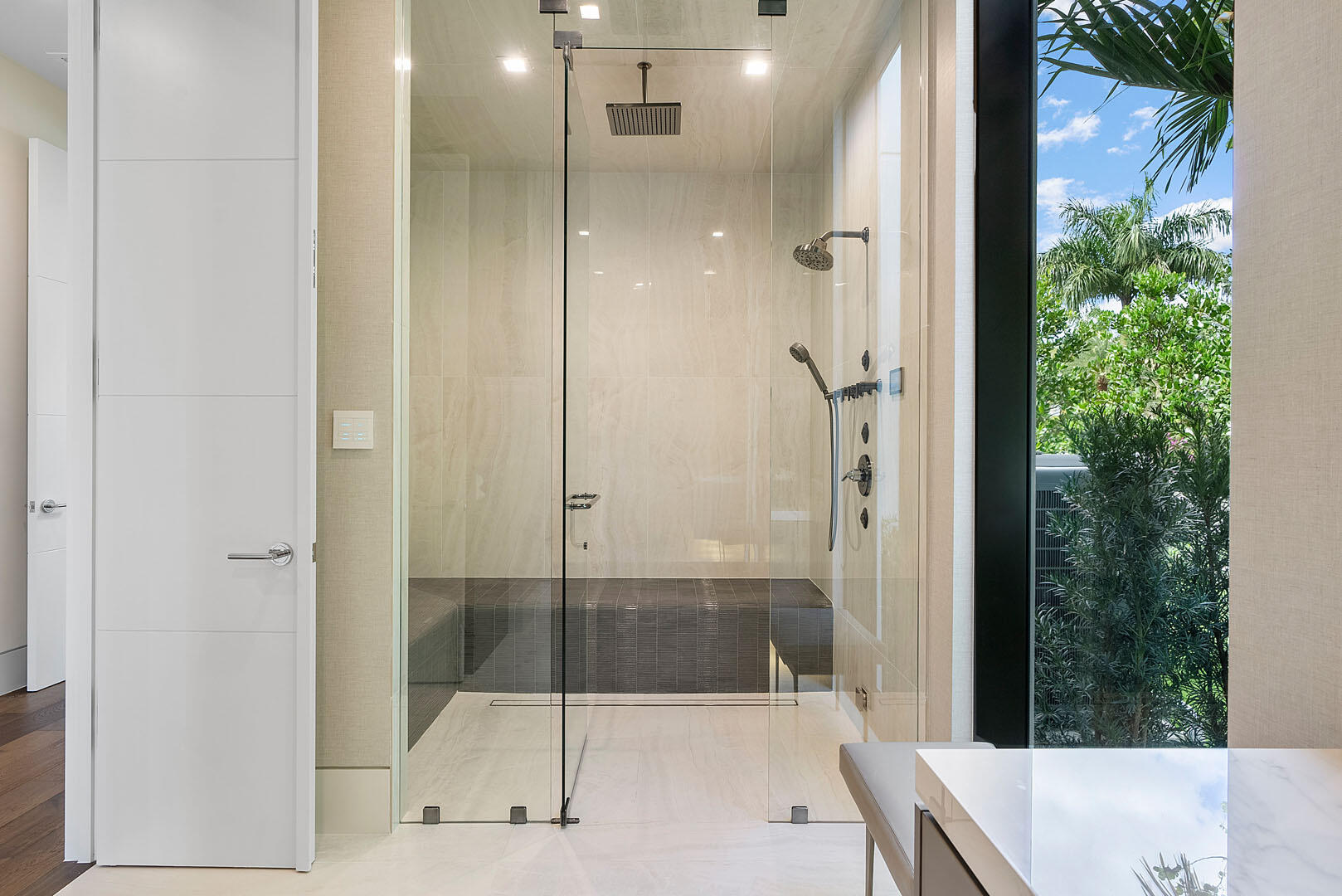 298 West Key Palm Road Boca Raton, FL 33432 - Photo 34 of 82 a bathroom with a shower and a sink