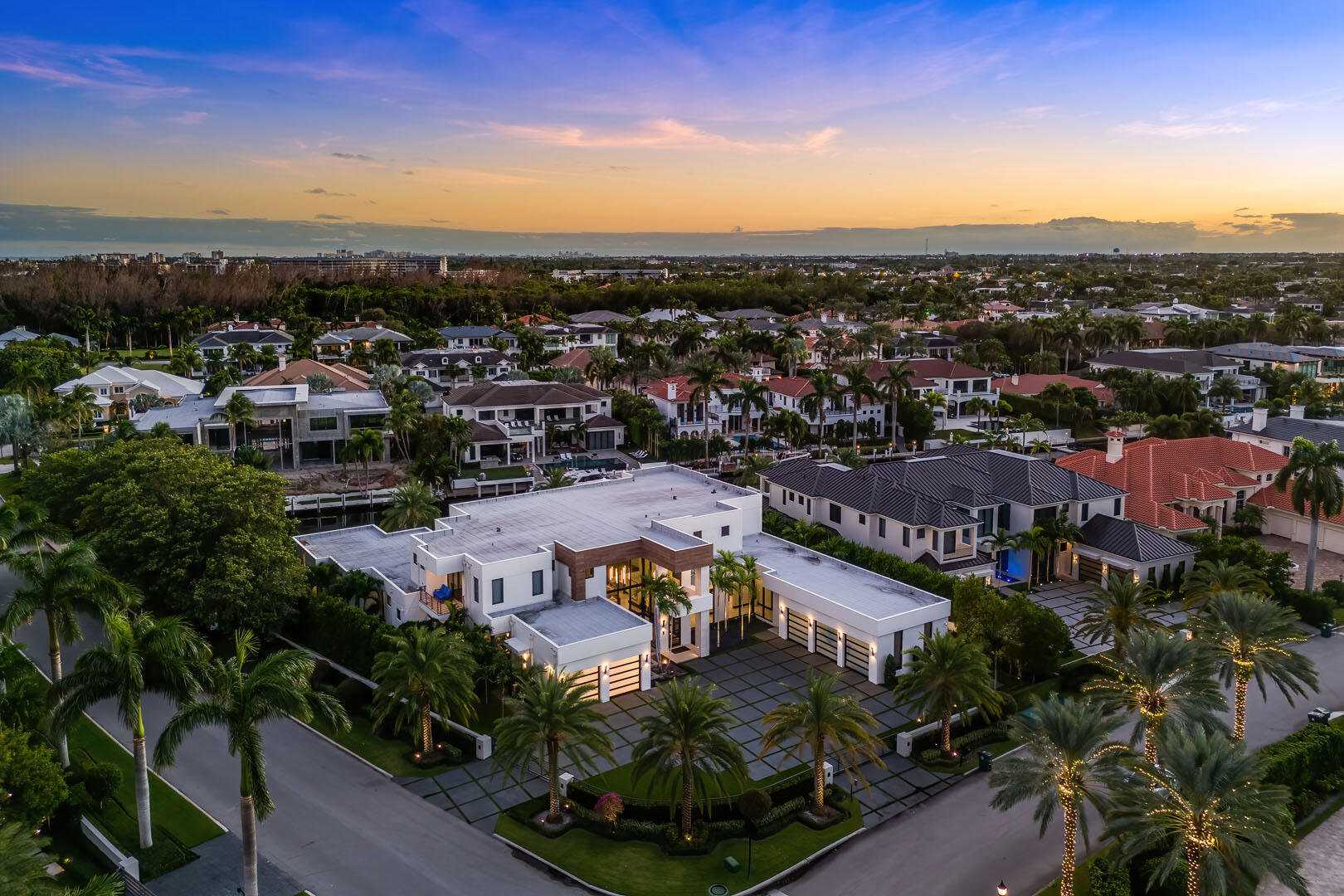 298 West Key Palm Road Boca Raton, FL 33432 - Photo 71 of 82 298_Key_Palm_Road_Dusk_19