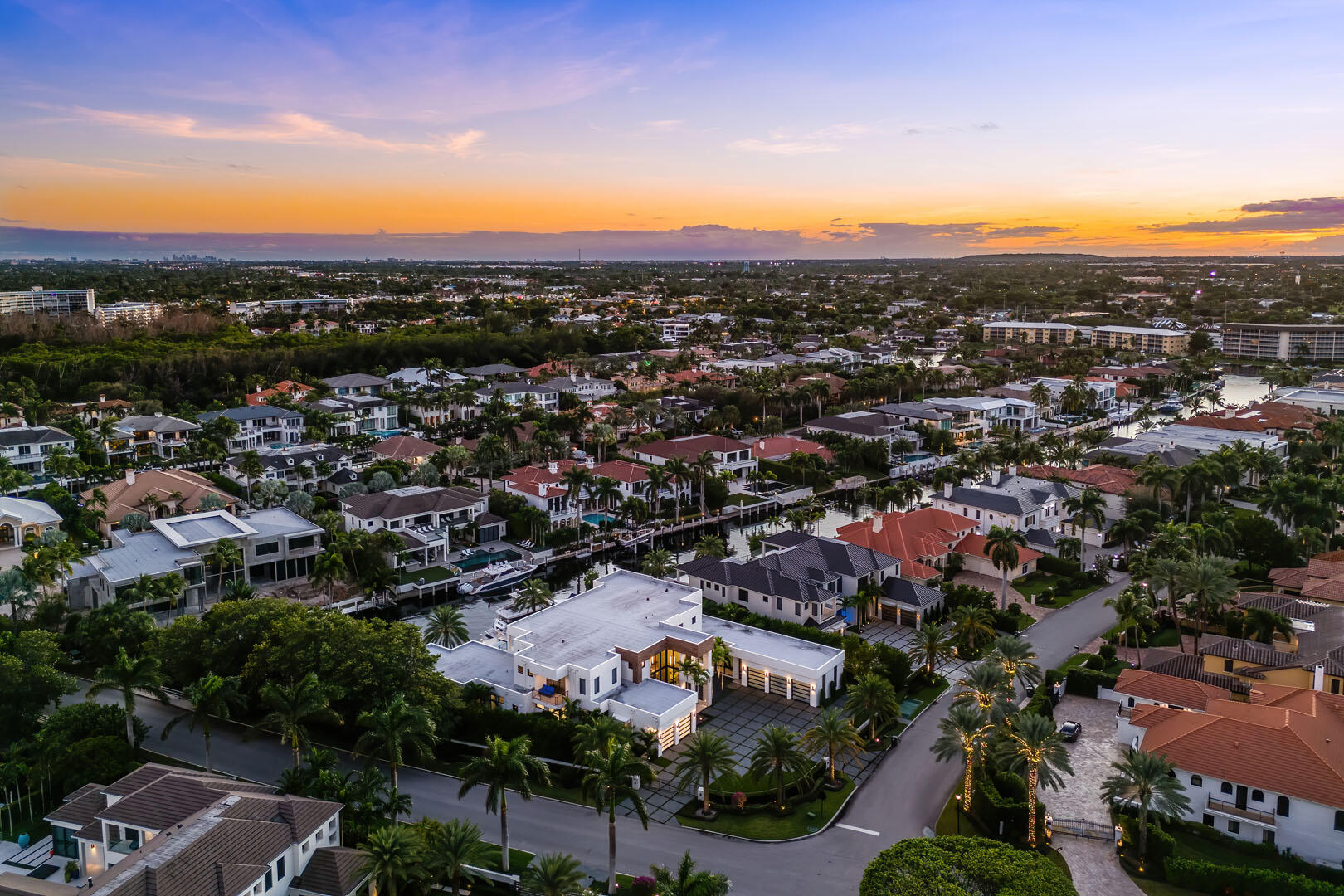 298 West Key Palm Road Boca Raton, FL 33432 - Photo 72 of 82 an aerial view of a city