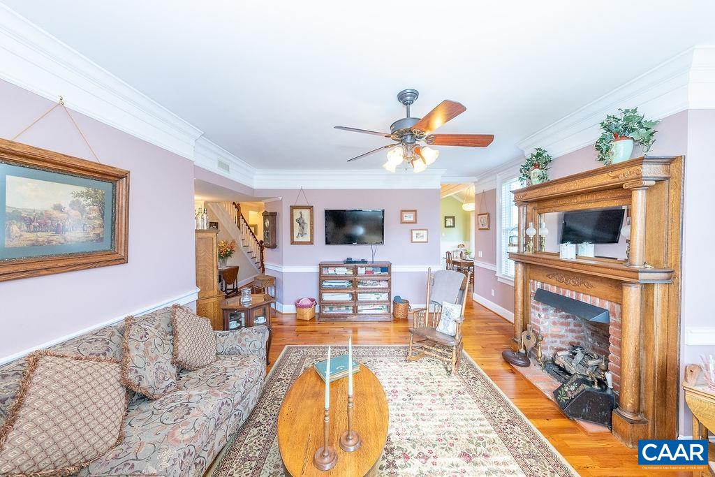 1571 Celt Road Stanardsville, VA 22973 - Photo 13 of 66 a living room with furniture and a flat screen tv