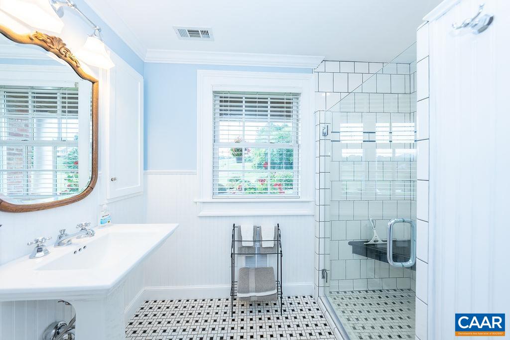 1571 Celt Road Stanardsville, VA 22973 - Photo 43 of 66 a bathroom with a sink a toilet and shower