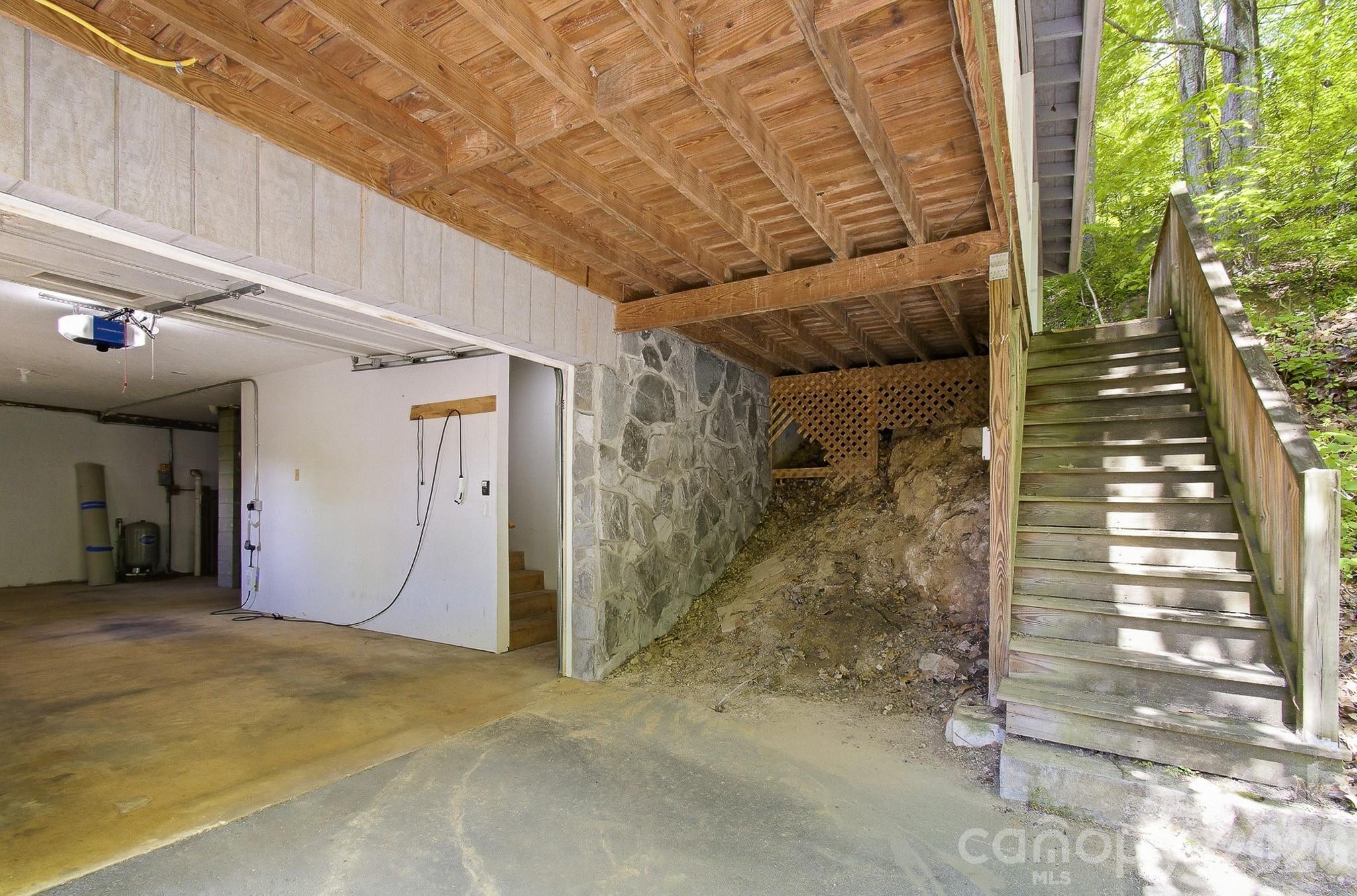 2131 Coleman Mountain Road Waynesville, NC 28785 - Photo 32 of 40 a view of a garage
