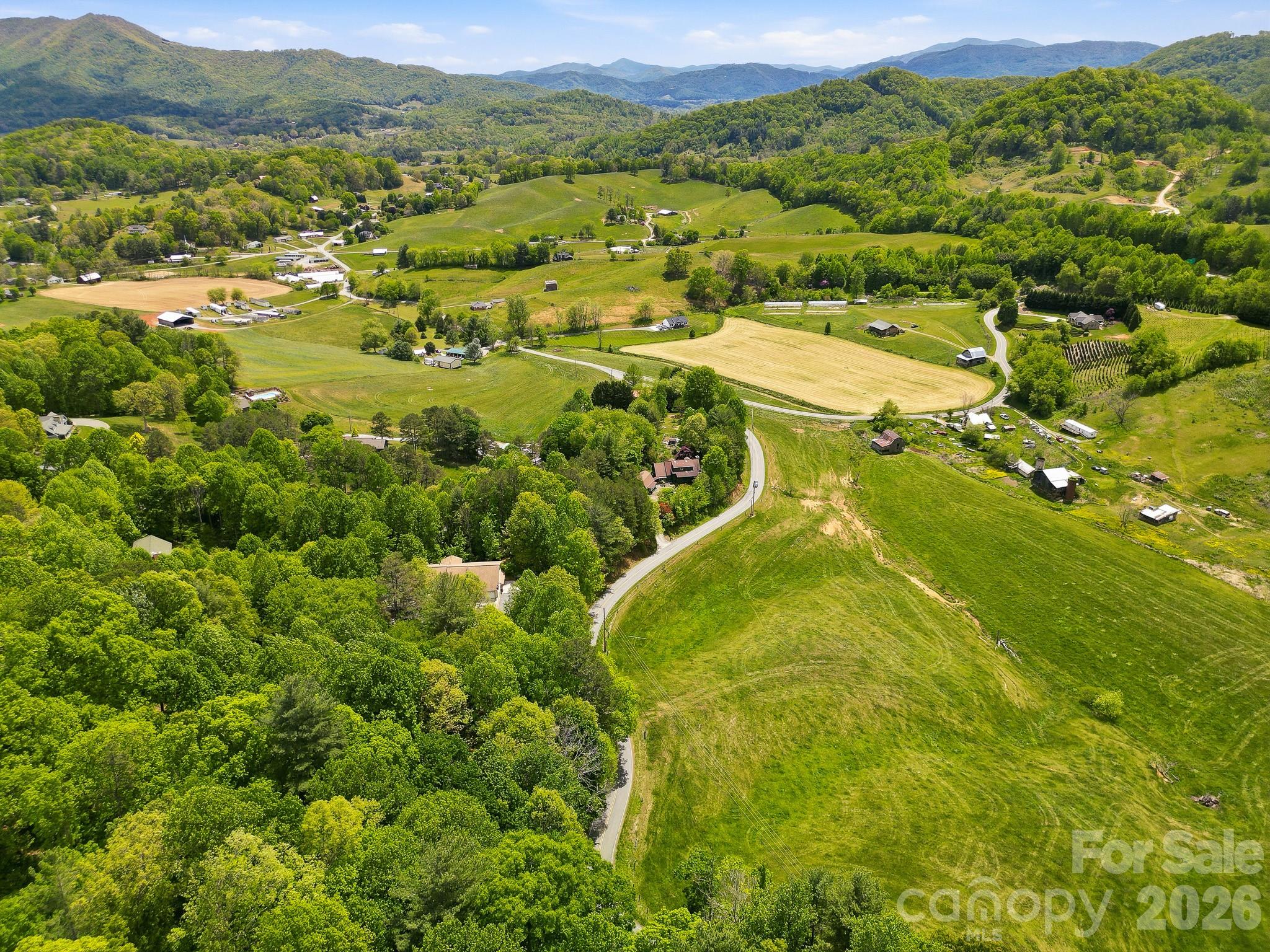 2131 Coleman Mountain Road Waynesville, NC 28785 - Photo 40 of 40 a view of a city with mountains in the background