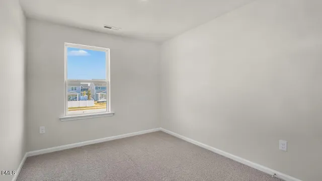 a view of an empty room