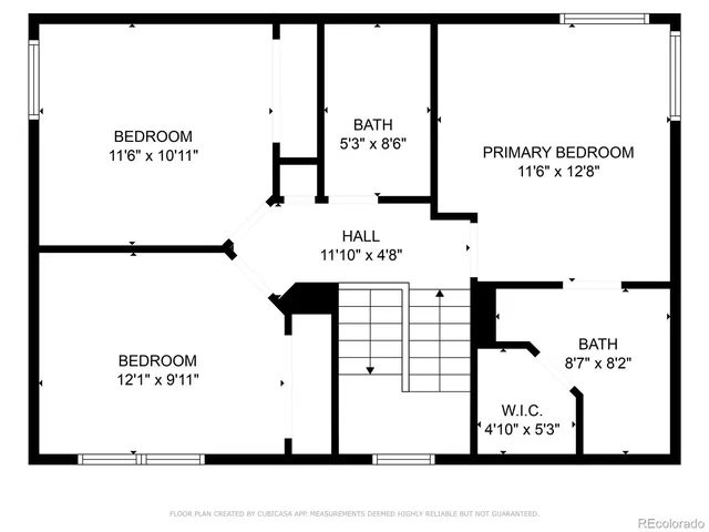 a picture of a bench in a white building