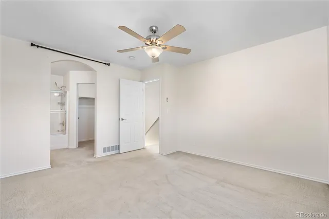 a view of an empty room