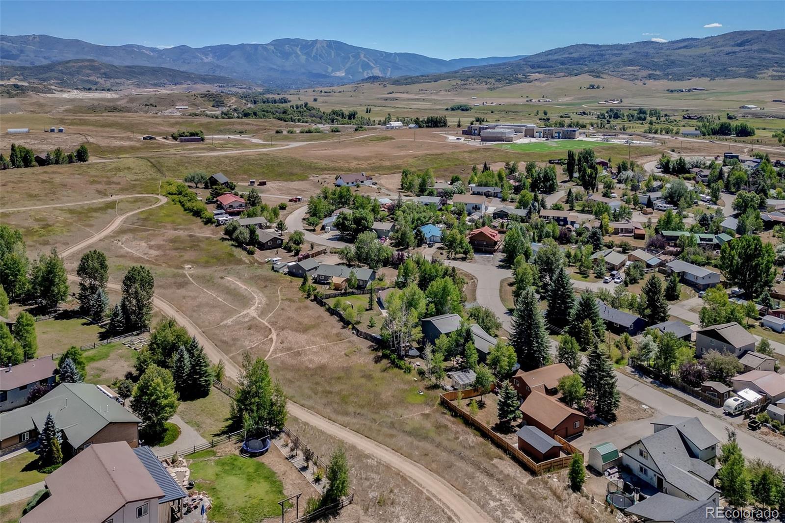 27320 Moonlight Way Steamboat Springs, CO 80487 - Photo 35 of 37 an aerial view of ocean and residential houses with outdoor space