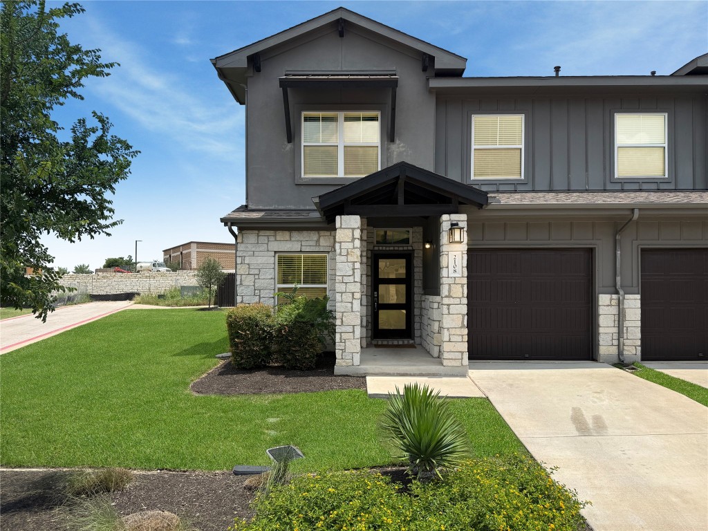 2108 Local Rebel Loop Leander, TX 78641 - Photo 1 of 1 a front view of a house with a yard