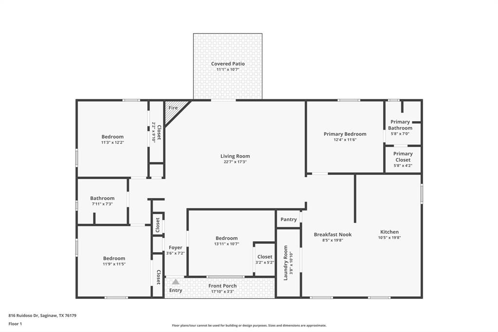 816 Ruidoso Drive Saginaw, TX 76179 - Photo 22 of 22 a picture of a wall with white and white walls