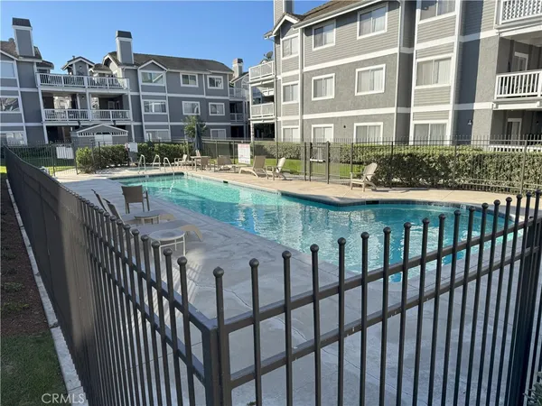 a view of a building from a balcony