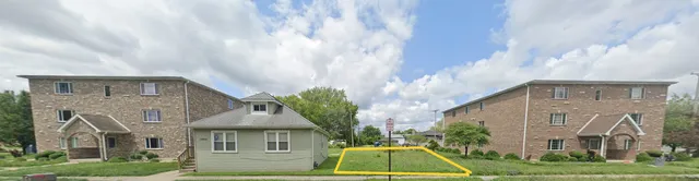 a front view of house with yard