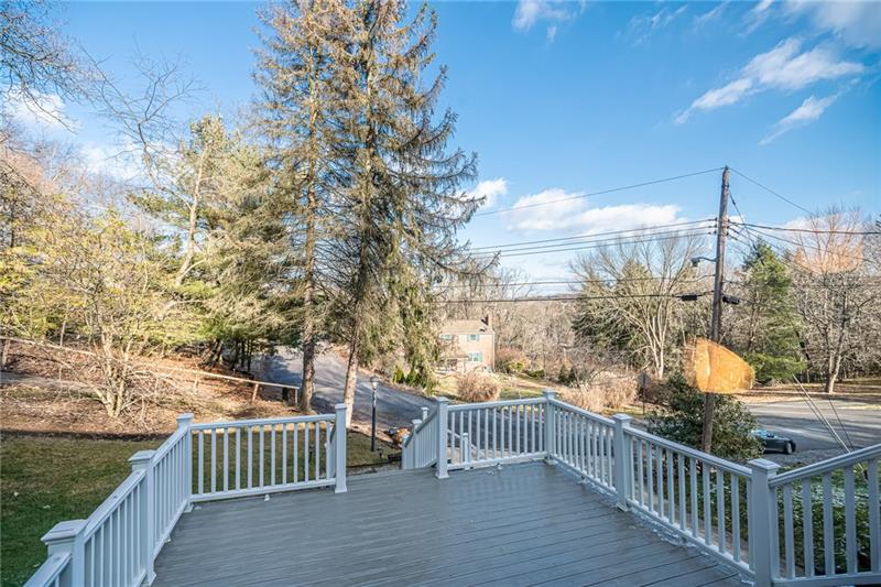 105 Deer Road Pittsburgh, PA 15237 - Photo 25 of 25 Enjoy the view from your oversized composite front deck. Or take a walk to McIntyre Elementary which is just 2 blocks away.
