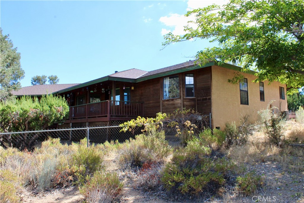 Front of home, deck