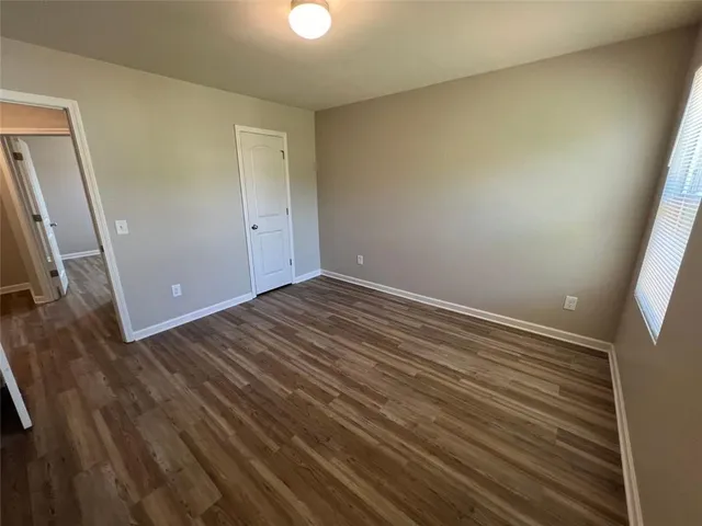 wooden floor in an empty room