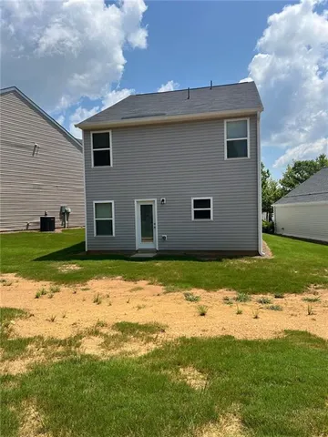 a backyard of a house