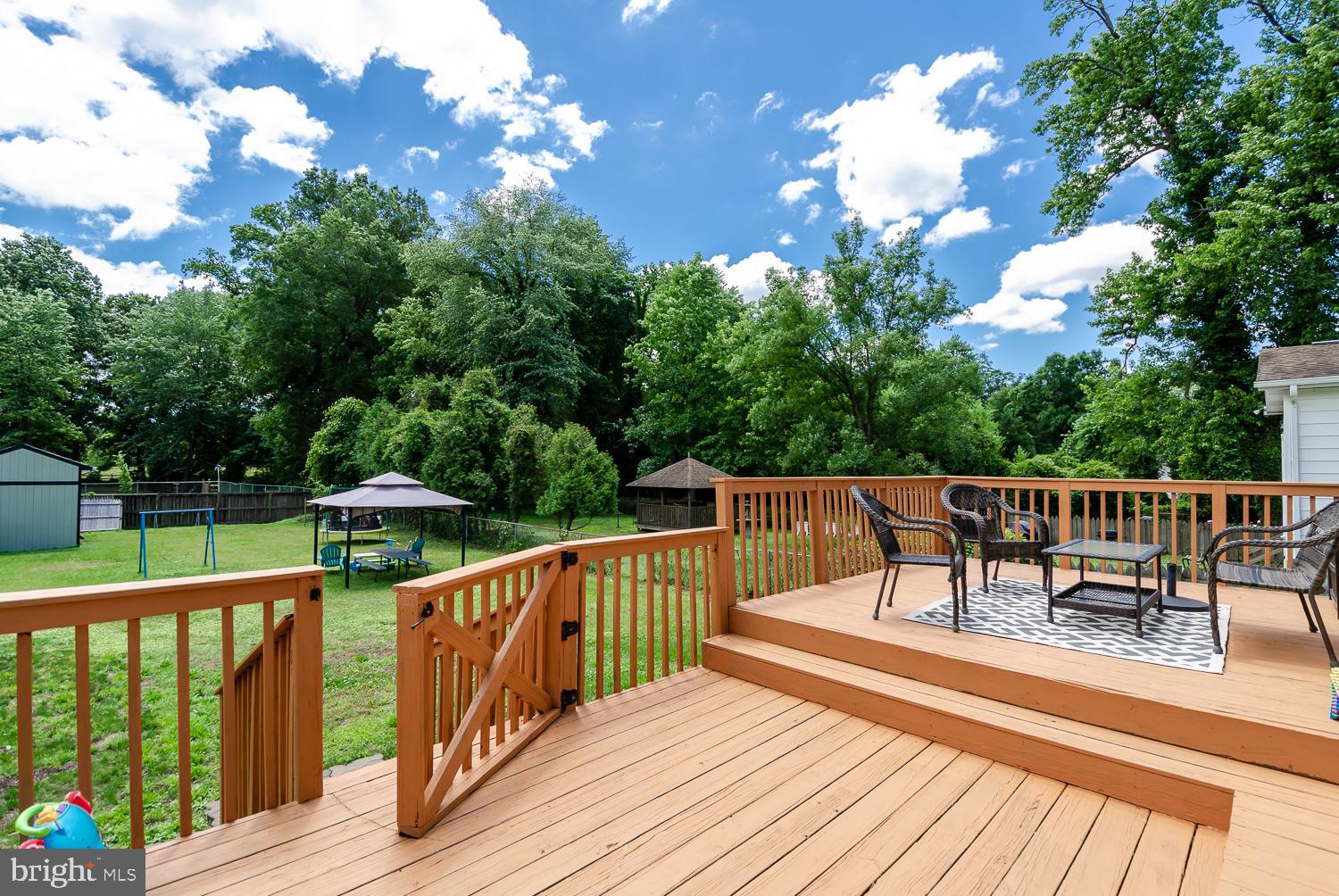 5509 Taylor Road Riverdale, MD 20737 - Photo 37 of 40 Large 2 Section Deck w/Gate