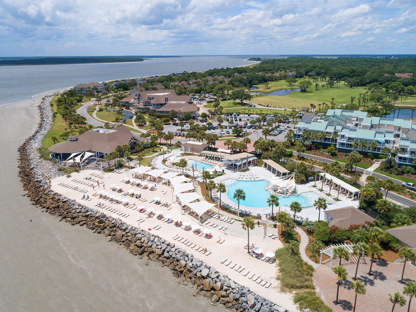 2596 Jenkins Point Road Seabrook Island, SC 29455 - Photo 2 of 45 18-Beach Club Aerials-MLS