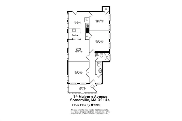 $4,300 | 14 Malvern Avenue, Unit 14, Somerville, MA 02144