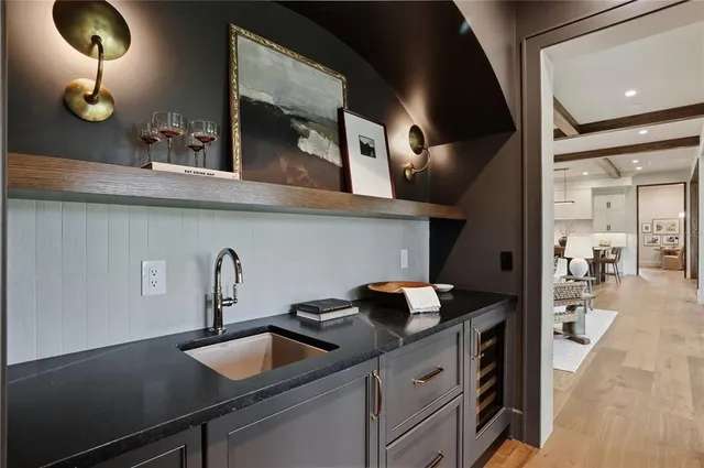 a view of a bathroom from a window