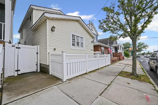a view of a lake with a city